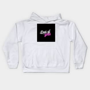 Dad of Girls Kids Hoodie